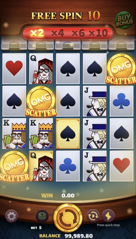 OMG ACE Free Spins